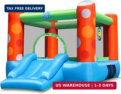 ACTION AIR Bounce House, Inflatable Bounce House with Air Blower, Bouncy Castle
