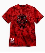 Disney Star Wars Episode 1 Darth Maul Tye Dye T shirt Adult Small