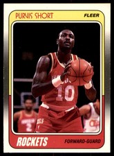 1988-89 Fleer #54 Purvis Short Houston Rockets