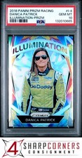 2018 PANINI PRIZM RACING ILLUMINATION SILVER #I-4 DANICA PATRICK POP 3 PSA 10