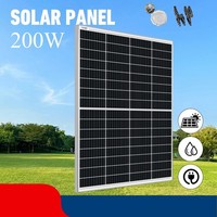 200W Watt Mono Solarpanel Solarmodul 12V Solaranlage FüR Rv Dach Wohnmobil