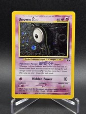 Unown [A] ⭐️ 14/75 Holo Rare Neo Discovery 2001 Pokemon NM on eBay