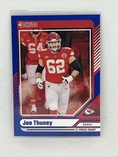 Kansas City Chiefs - Joe Thuney - 2024 Donruss - Blue Press Proof - #103
