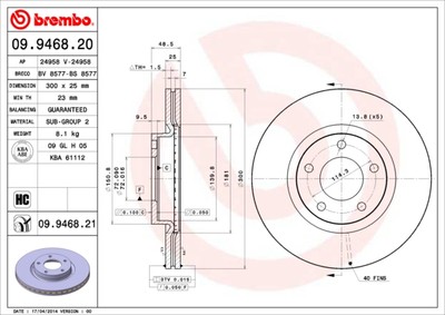 2 x Bremsscheibe Vorderachse Für MAZDA 3 5 BIANTE PREMACY