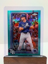 2025 Topps Chrome Kameron Misner #130 Aqua Refractor /199 (RC)