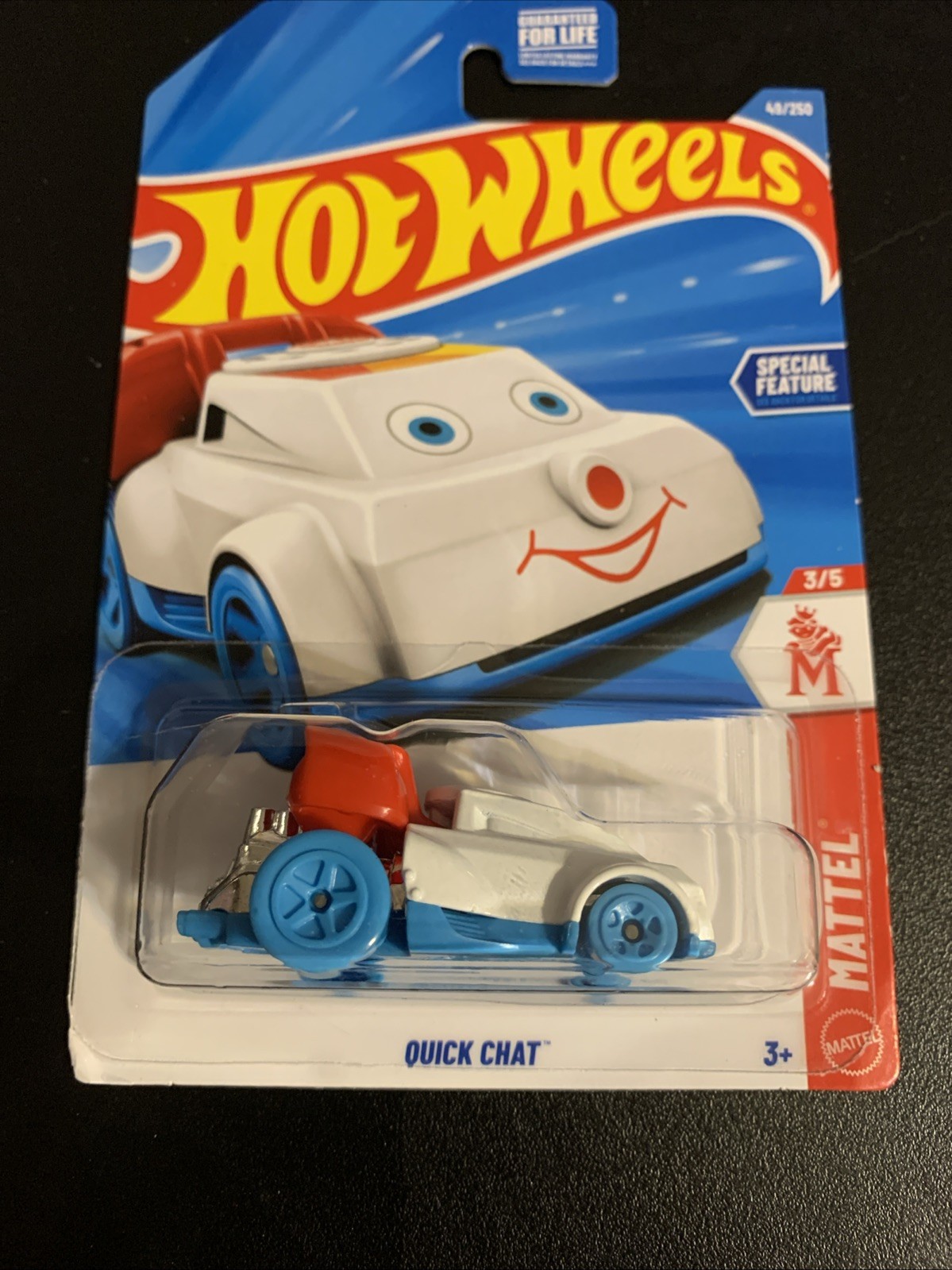 Hot Wheels 2026 Mainline Mattel Series Quick Chat White #49