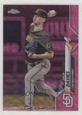 2020 Topps Chrome Update Target Pink Wave Refractor Zach Davies #U-22 0c6