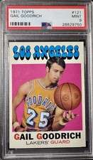 1971 Topps Basketball #121 Gail Goodrich Lakers HOF PSA 9 MINT Centered