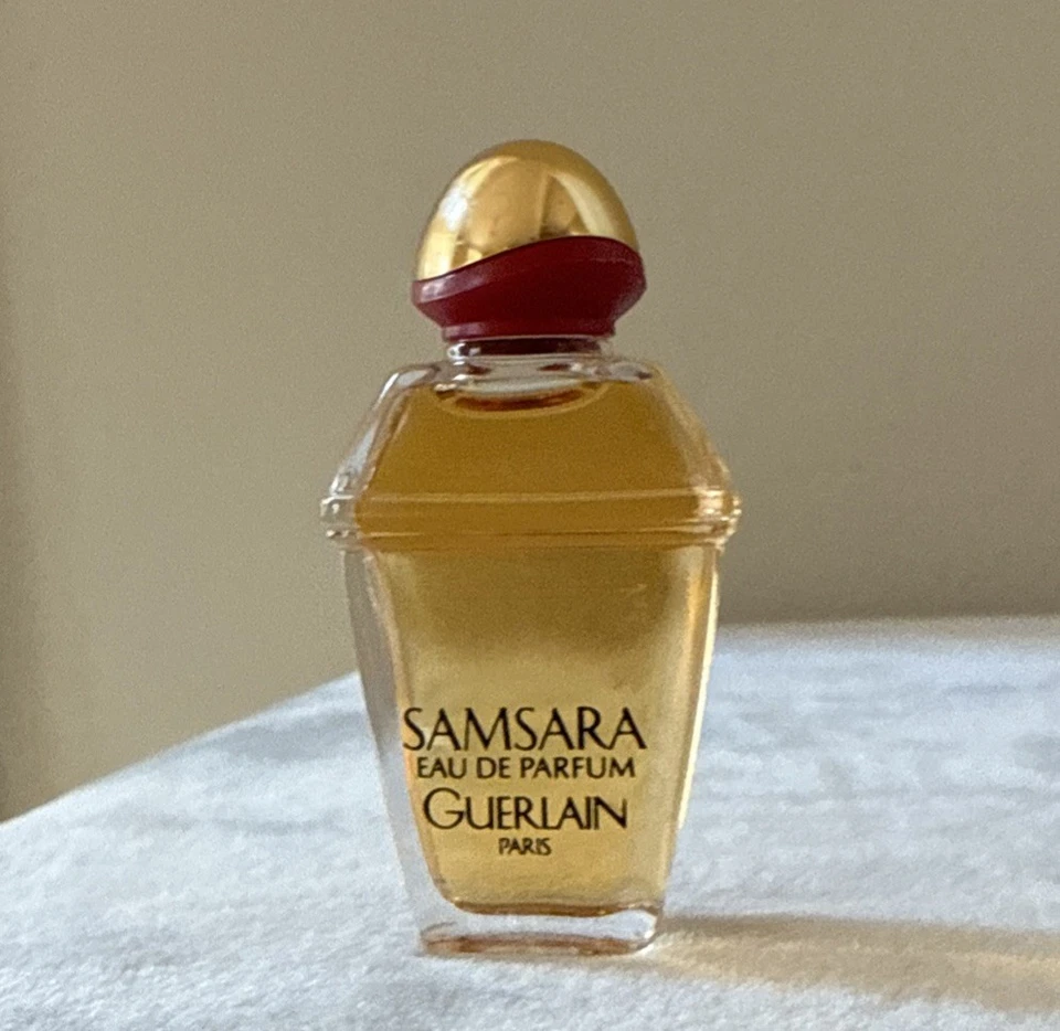 复古 Samsara by Guerlain * MINI* 香水淡香水 1/4 液量盎司/ 7.5 毫升全新无标签 — 第 4/4 张图片