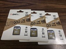 3 Pack Black Emtec 16 GB Class 10 SDHC Memory Card Up To 85 MB/s EliteGold