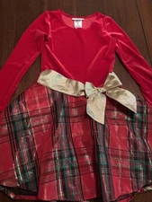 Bonnie Jean Fancy Christmas Dress Girls Size 8