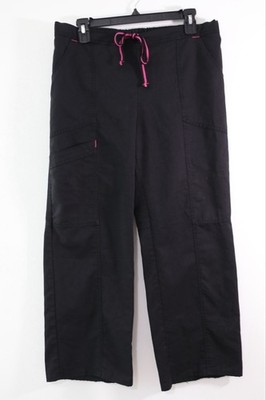 Scrubstar Classic Black Medical Pants Size Small 