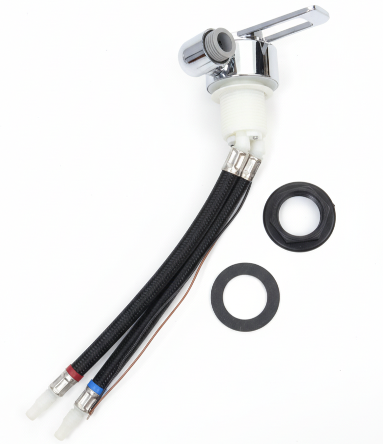 Comet Florenz Caravan Shower Mixer Tap with Microswitch – Campervan & Motorhome