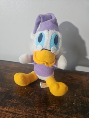 Disney Christmas Carol Uncle Scrooge McDuck 8'' vintage purple plush duck