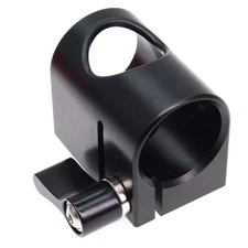 Single Pole Clamp Rail Mounting with 3/8" Screw for ARRI/ROT/Canon Camera, 19mm