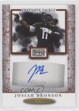 2021 Sage Premier Draft Auto Red Josiah Bronson #A120 Auto 11cz