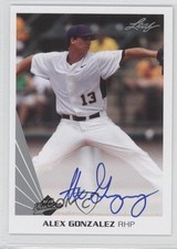 2013 Leaf Memories Auto Chi Chi Gonzalez Alex Gonzalez #A-AG2 Auto 0g4