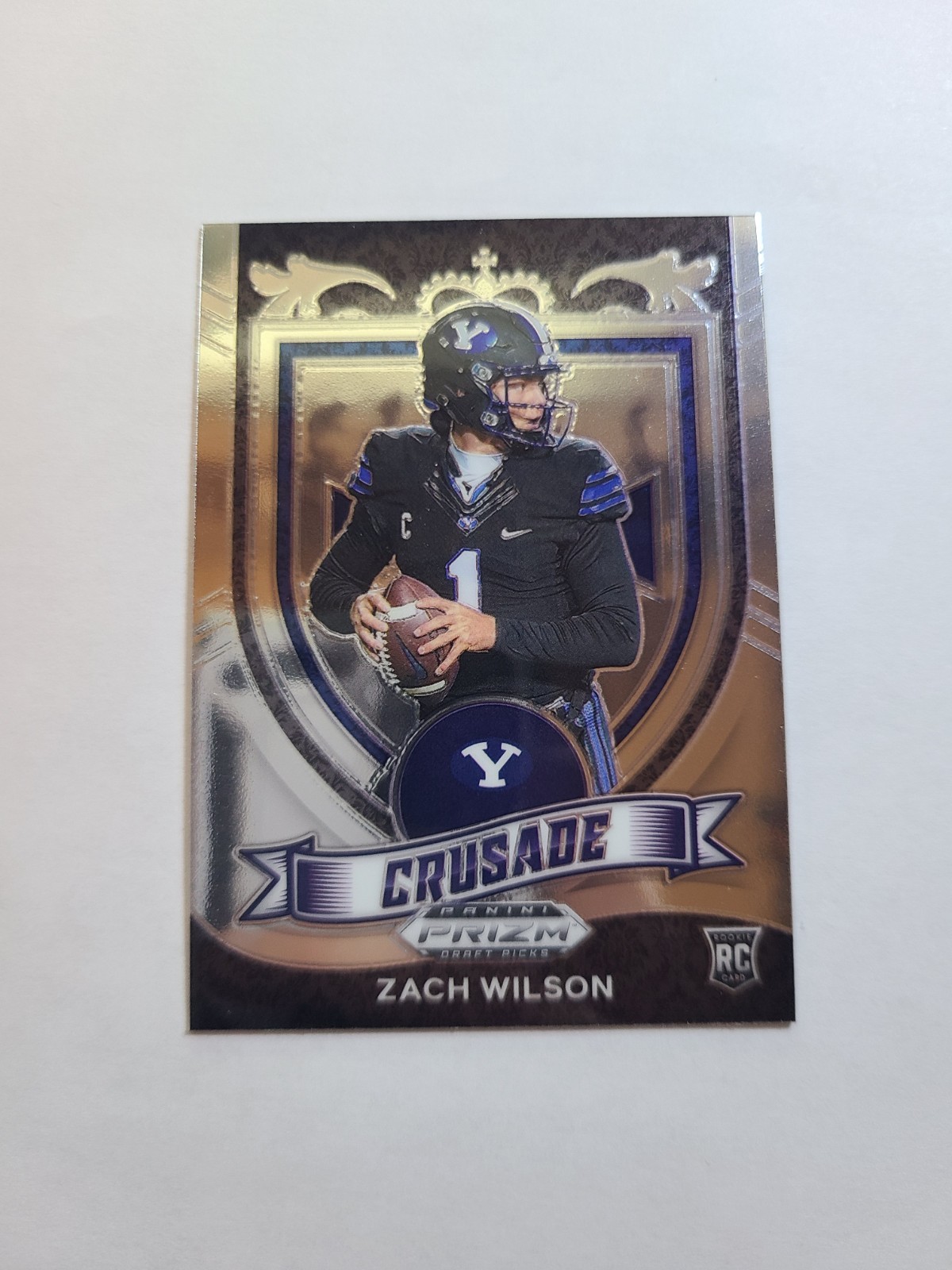 2021 Panini Prizm Draft Picks - Crusade Zach Wilson #168 Silver Prizm (RC)
