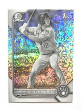 2022 Bowman Chrome Mini Diamond Ref. #BCP207 Joey Wiemer RC (NATIONALS) !