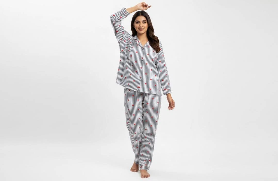 Cotton Nightwear Pajama Set Women Floral Block Print Soft Lounge Wear
Opens in a new window or tab