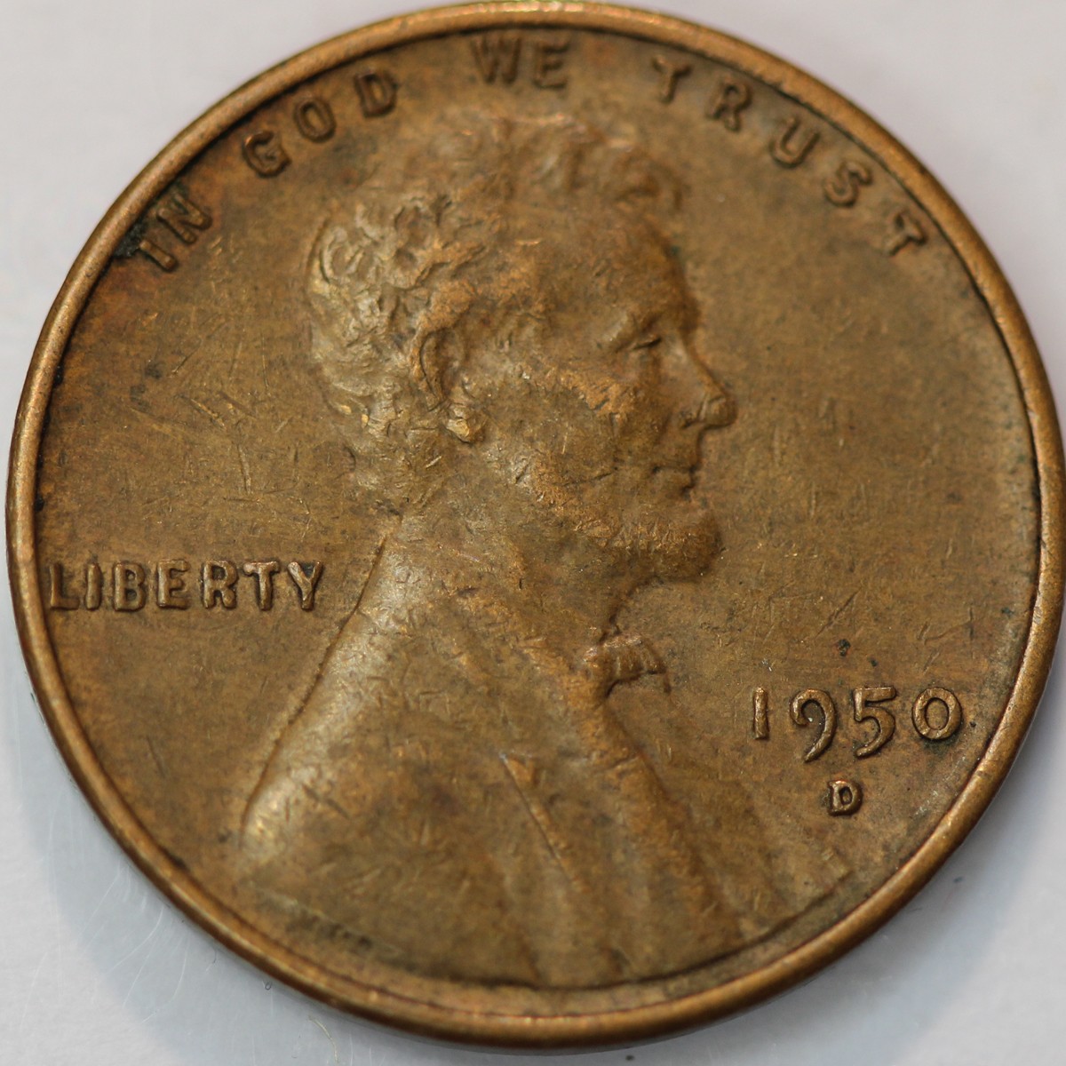 デ*ン様 PENNEY'S 50's 1950 -D Lincoln Wheat Cent Penny - Extra Fine, XF | eBay