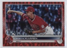 2022 Topps Series 2 Red Foilboard 51/199 Austin Warren #495 0nr3