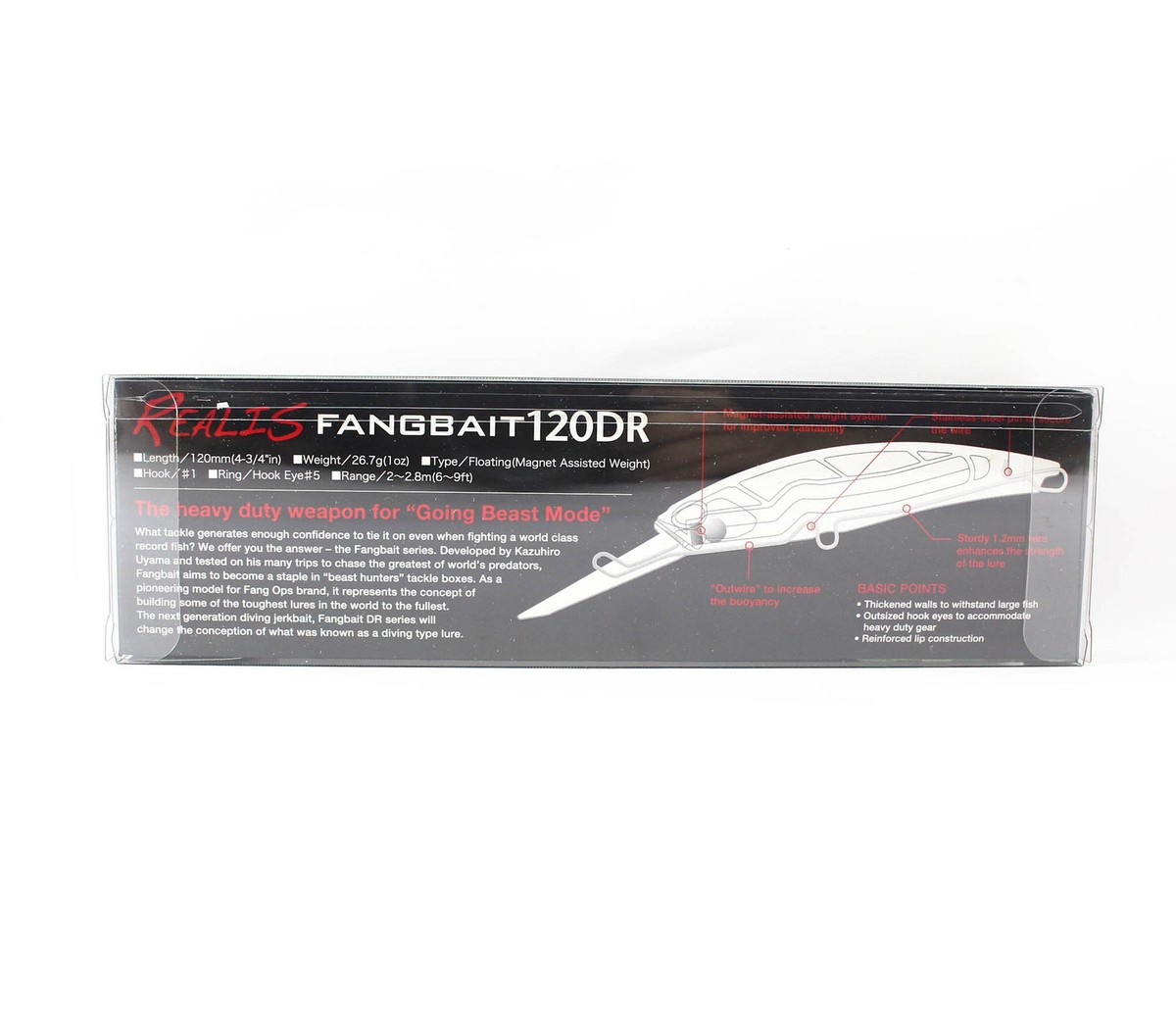Tri Split Leurre Flottant Duo Realis Fangbait 120DR - Profondeur 2-2.8m, Couleur ADA3305, 26.7g, Pour La Pêche Au Black Bass Leurre Minnow Bass Eau Douce Silencieux Couleur ADA3305