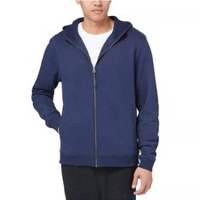 NWT Kirkland Signature Mens Full Zip Hoodie Navy, L