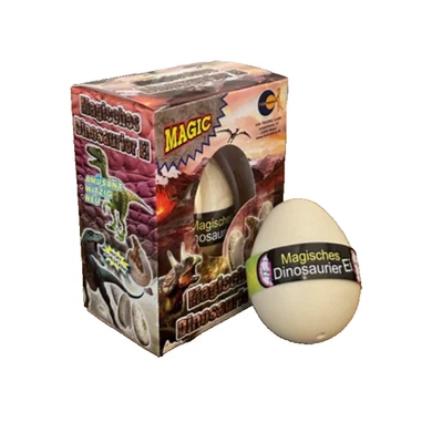 FUN TRADING Magisches Dinosaurier Ei – wächst im Wasser – Dino Spielzeug Geschenk Kinder