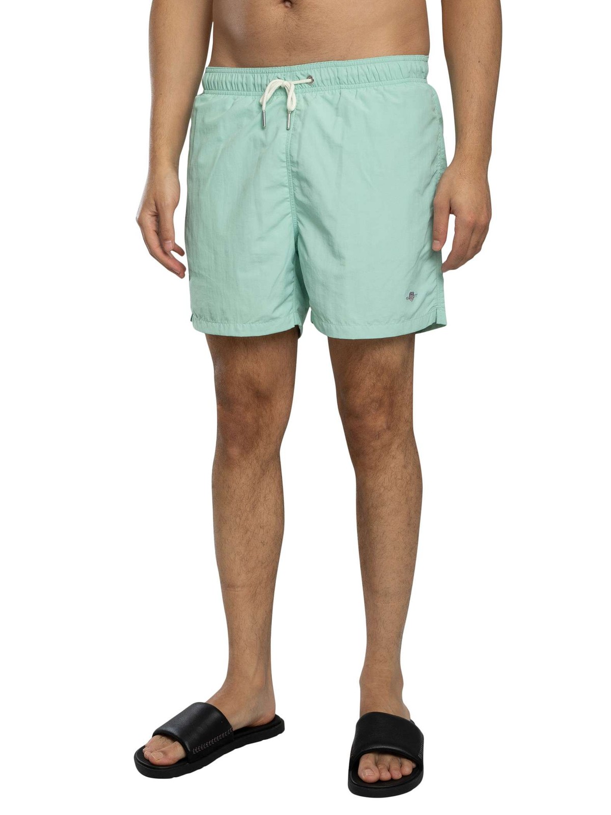 GANT Logo Swim Shorts, Washed Turquoise - 3XL