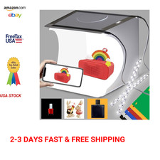 Photo Light Box Portable Folding Photography Studio Kit with 40 LED Lights and