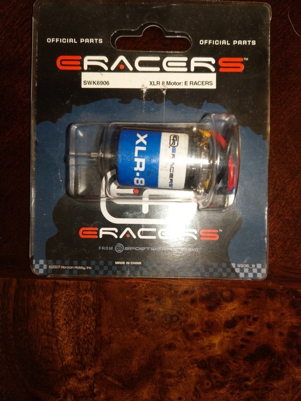 E-RACERS SPORTWERKS XLR 8 SWK6906 TWO WIRE MOTOR 2007 HORIZON HOBBY DISCONTINUED