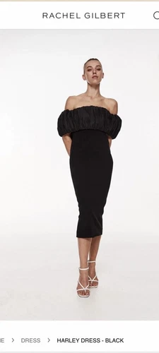 Rachel Gilbert Harley Dress Black Size 2 worn once