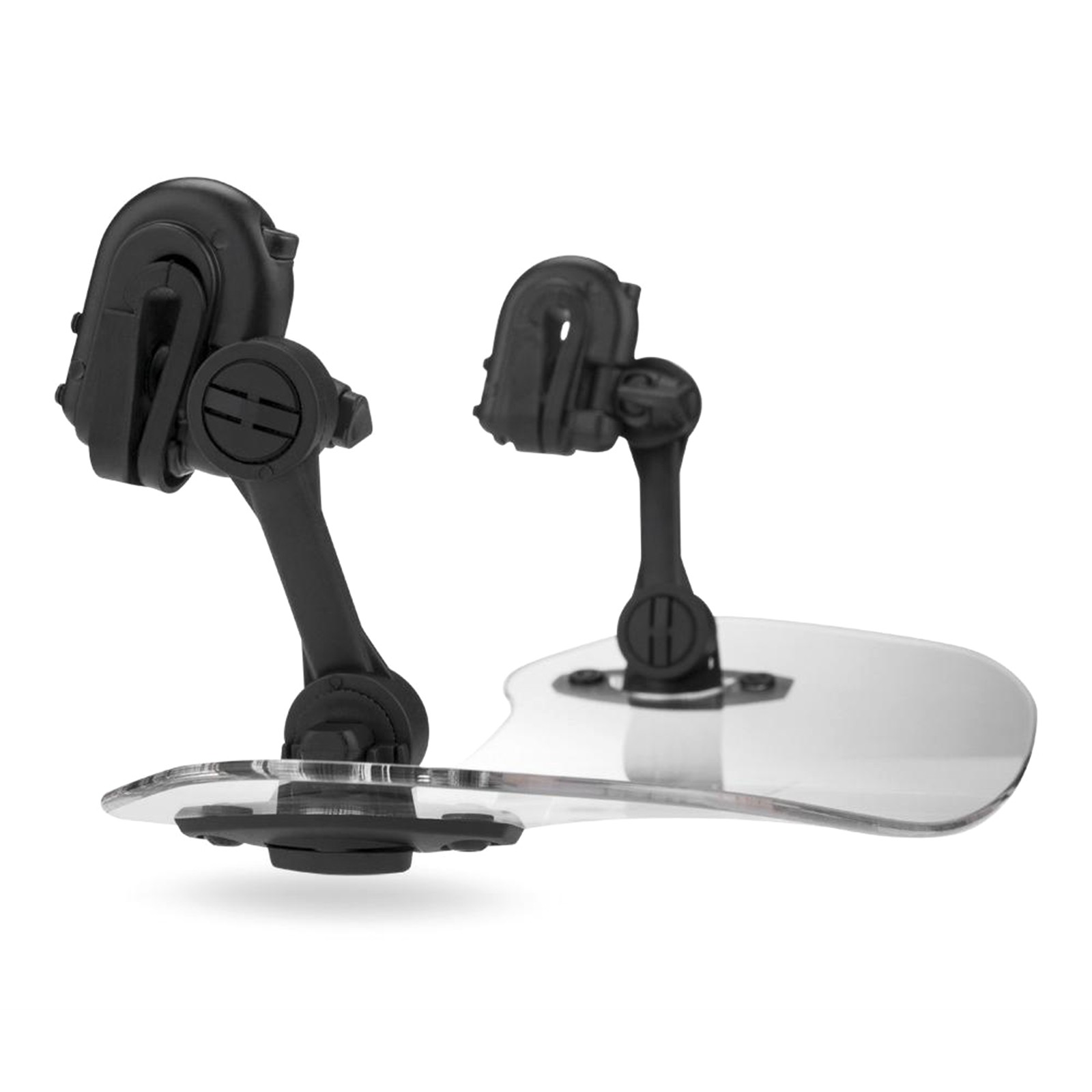 Motorcycle Wind Deflector Adjustable Clip On Windshield Extension Universal For