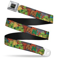 `Teenage Mutant Ninja Turtles Logo Full Color Black - 1.0`` (Us Import) ACC NEU