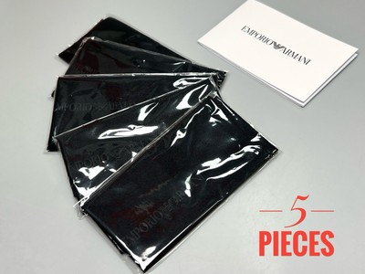 New Emporio Armani Cleaning Cloth Black Microfiber Gray for  display picture 3