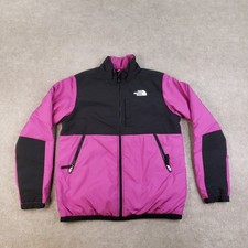 North Face Balanced Rock Jacket Girl Youth XL 18 Purple Fleece Full Zip Pocket