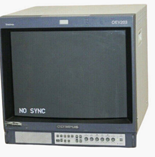 Olympus OEV203 20in Trinitron CRT Video Production Monitor BNC Speaker