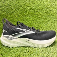 Brooks Glycerin GTS 22 Womens Size 8 Black White Athletic Running Shoes Sneakers