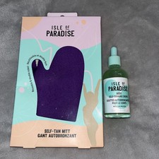 Isle Of Paradise Self Tanning Drops Medium  75 ml / 2.54 oz With Mitt