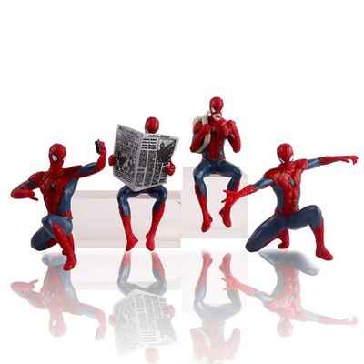 Spider Man Action Figure 7-9cm Superhero Mini Collectible Toy Model for Kids 