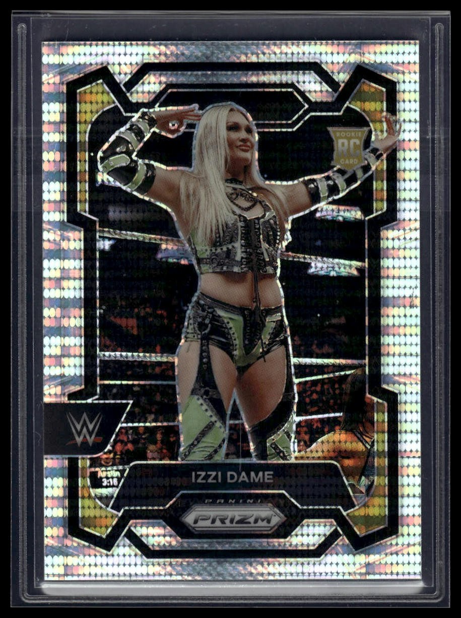 2024 Panini Prizm WWE #116 Izzi Dame Pulsar Prizms #/499