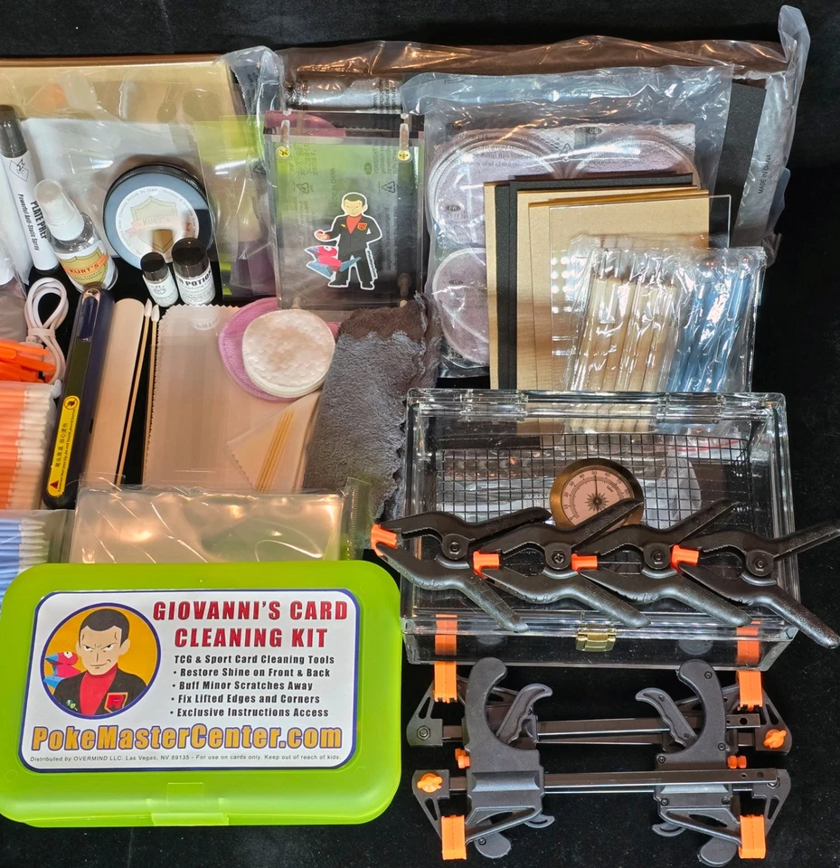 Complete Pokemon Card Restoration Kit 🔥🧼✨ Fix indents, creases, holo, & more. - Image 3 of 4