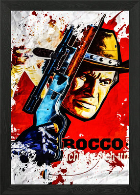 Django Der letzte Mörder Gerahmtes Wandbild Poster Leinwanddruck Bild