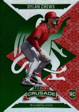 DYLAN CREWS RC 2025 Panini Crusade Crusade /249 Green #97 ROOKIE Natio ID:145912