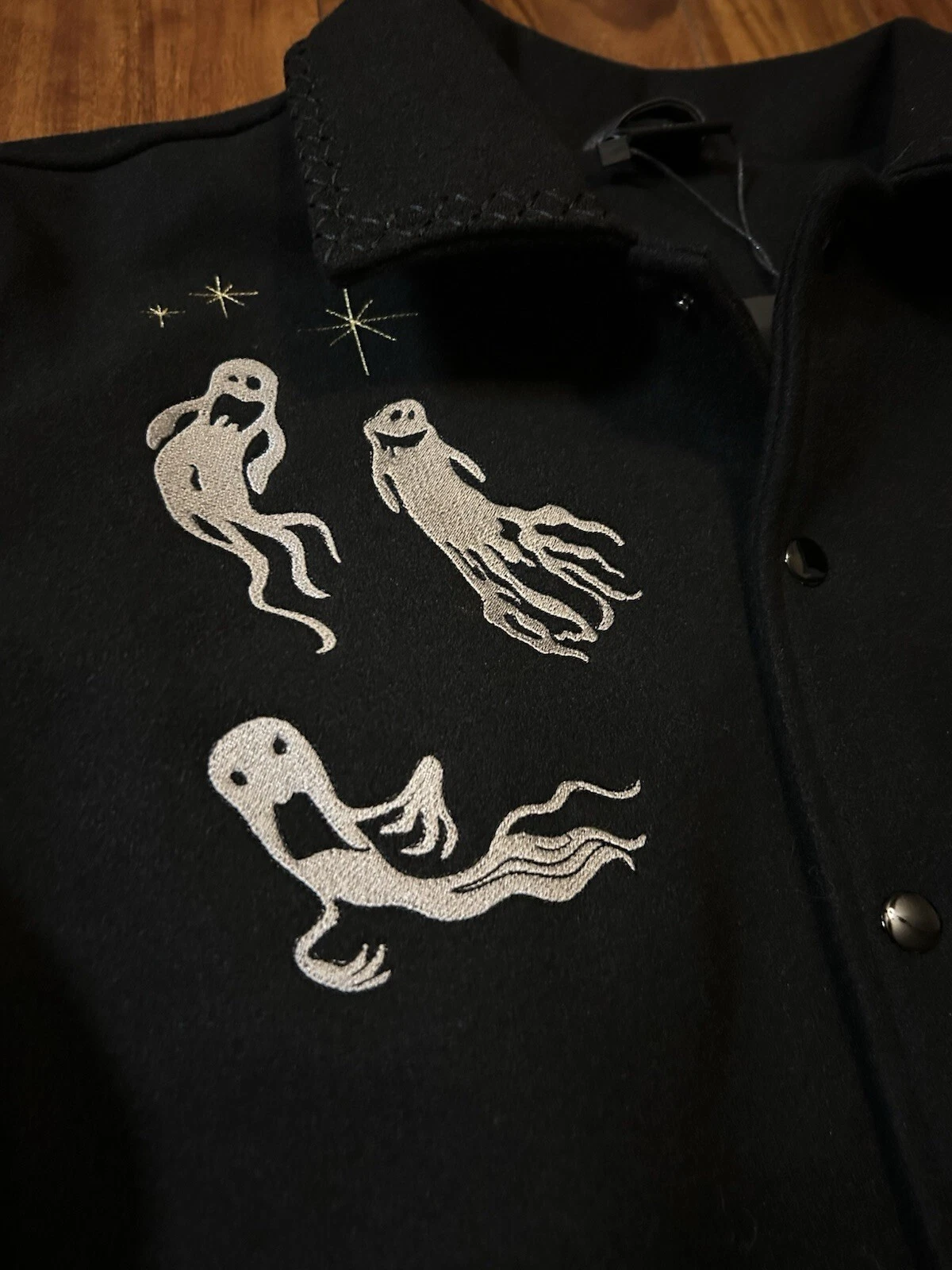 Disney Nightmare Before Christmas Shoe Palace Varsity Jacket Men Size Small NWT - product detail image 5