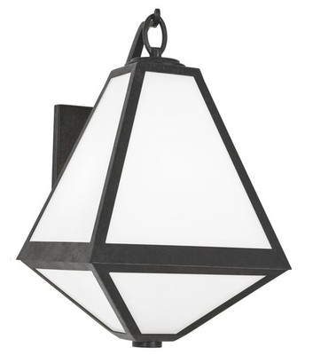 Crystorama Lighting Group GLA-9722-OP Glacier 2 Light 17'' Tall - Black Charcoal