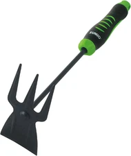 SUMIO 13.7" Alloy Steel Hoe and Cultivator - Lightweight Hand Tiller for Weeding