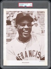 1963 M118 Baseball Monthly Premium Willie Mays PSA 2. Pop 2, Only 3 Higher!