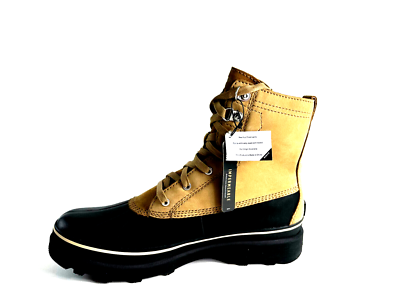 Sorel Caribou Storm Waterproof Leather Boots Buff Lace Up  display picture 3
